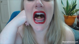 Glossy And Gummy Preview Reyna Mae Bbw Mouth Fetish Gummy Vore