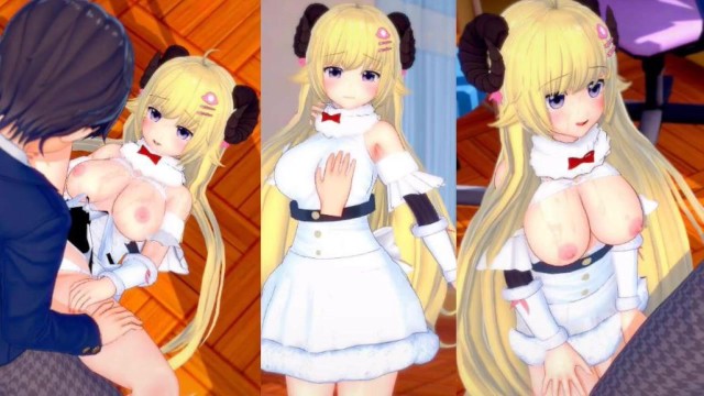 エロゲーコイカツVTuber 角巻わため3DCG巨乳アニメ動画 バーチャルYoutuber Hentai Game Koikatsu