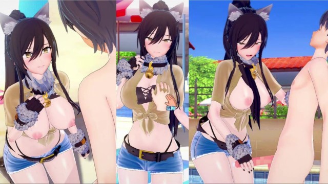 エロゲーコイカツアイドルマスター 白瀬咲耶3DCG巨乳アニメ動画 Hentai Game Koikatsu sunshine Idol