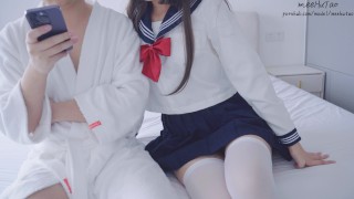 Beautiful girl in uniform gets fucked hard after school