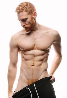 ginger gay porn star leander