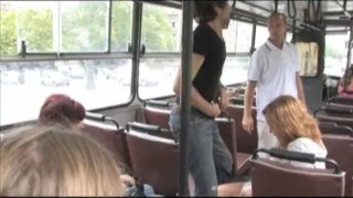Doggystyle On The Bus Slut Fucked