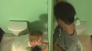Fucking Twinks In A Public Restroom