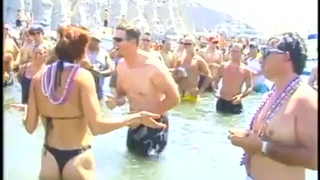 beach;boobs;flashing;public;crowd;blowjob;fingering;amateur;milf;party