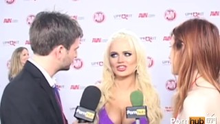 Fake Tits Alexis Ford Of Pornhubtv Was Interviewed At The 2012 AVN Awards