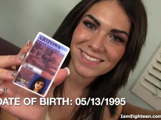 Cute Teen's First Time On Camera Gets Hardcore