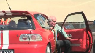 Blonde Babe Fucking An Old Man And Loading Cumshot
