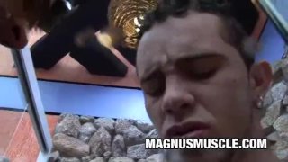 Outdoor Black On Latino Sex With Arcanjo Amaro And Renzo Mazime