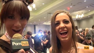 Kong At The 2014 AVN Awards Pornhubtv's Abigail Mac Was Interviewed