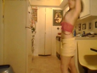 Amateur Kitchen Striptease to_"Teenage Love Song"