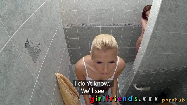 640px x 360px - Girlfriends Two horny Czech girls have hot steamy sex in the shower