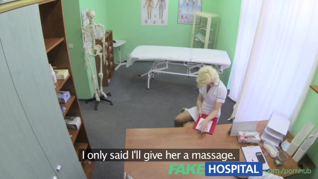 FakeHospital Intense sexual encounter between bisexual patient and blonde - Tracy Lindsay