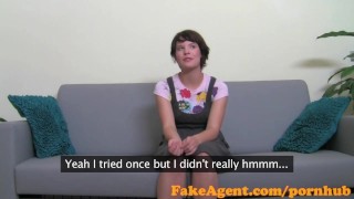 Couch Cute Girl Gives Huge Facial In Casting Interview Fakeagent
