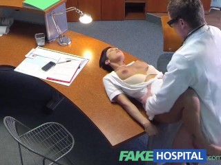 FakeHospital Dirty doctor gets his cock deep inside_a busty ex_porn star