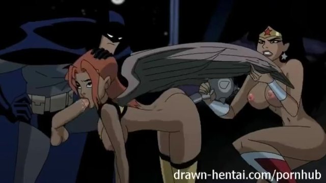 Hawkgirl 3d Porn - Justice League Hentai - two Chicks for Batman Dick - Pornhub.com
