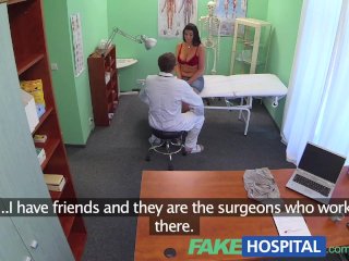 FakeHospital Busty Sexy Mature MILF Helps the DoctorRelieve