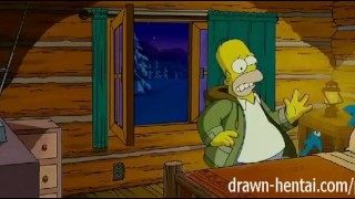 Marge Hentai Cabin Of Love From The Simpsons