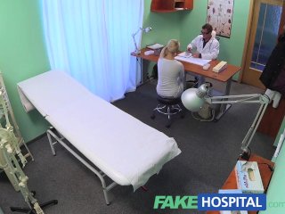 FakeHospital Blonde with Big Tits Wants to Be aNurse