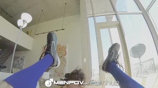 HD Menpov Baseball Player Gets Smacked In The Shins By A Hard Bat