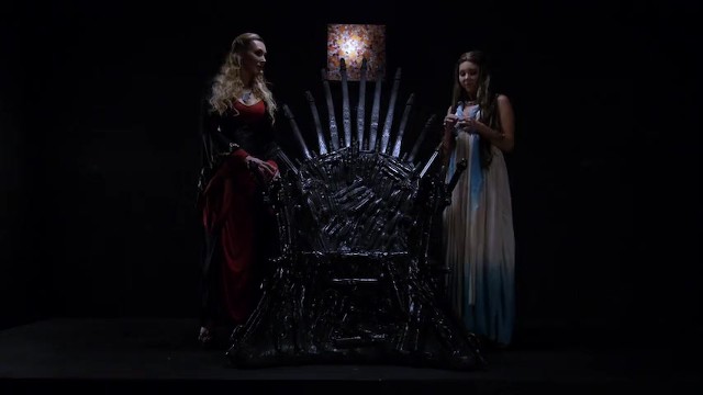 Cersei and Margaery Tyrell Lesbian Pussy Licking Game of Thrones Parody 5 - Aaliyah Love, Tanya Tate