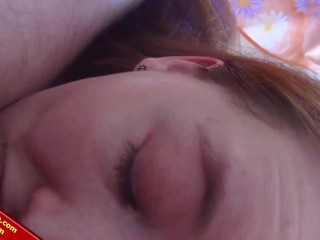 POV Blow Job with facial and_cum shooting everywhere