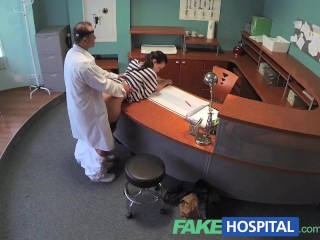 FakeHospital Doctor empties his sack to ease sexy patients_back pain