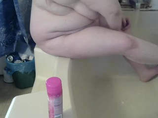 Shaving my legs nice and smoothfully naked