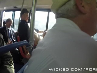 Wicked - Hot babe gets fucked on_the public_bus