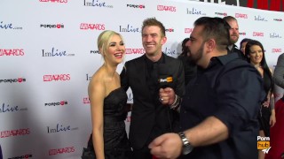 Pornhubtv Red Carpet 2015 AVN Interview With Sophia Knight And Danny D