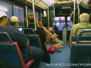 Wicked - Two dirty lesbians fuck on the_bus