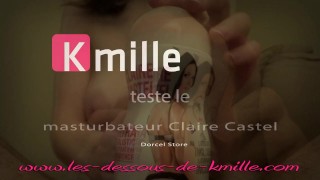 Claire Castel Is Being Tested By Kmille As A Masturbator