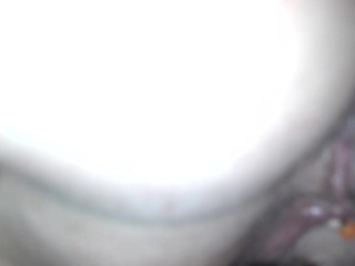 Reverse cowgirl cock ride, creampie, watch the cum_drip out of my pussy