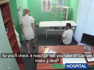 FakeHospital Handy man gets tofuck nurse