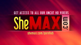 Four T-Babes With Shecocks Throw A Hot Assfuck Cumming Party