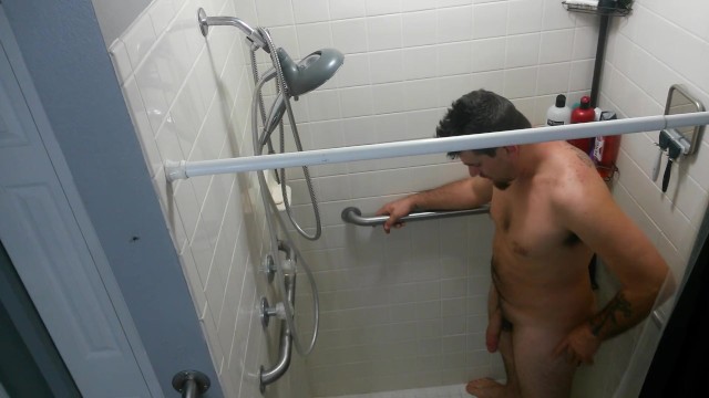 Video How To Earish Panis Heair Xxx - Morning Piss in the Shower half Hard Dick - Pornhub.com