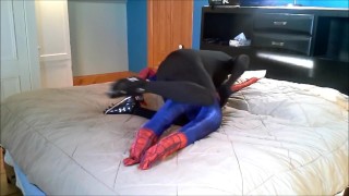 Spiderman Vs Black Spandex