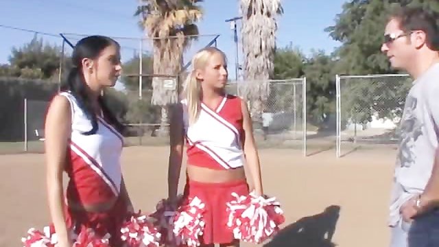 Hot Threesome with 2 Cheerleaders! - Pornhub.com