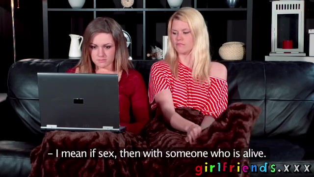 Girlfriends Hot babes lesbian couch sex