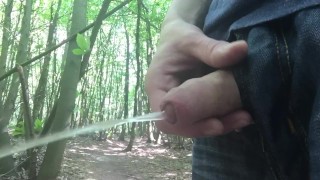 Piss-Taking In The Woods