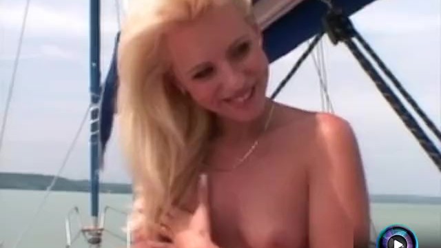 Hot blondes Stella Hot and Jasmin making love at the yacht