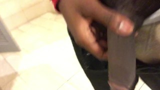 Jerking Off Almost Caught In The Workplace Restroom