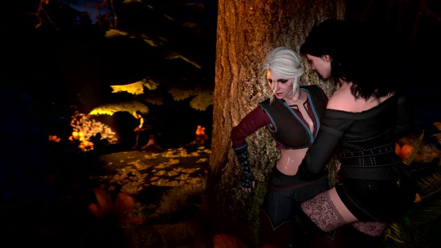 The Witcher - Ciri and Yennefer hiding their secret