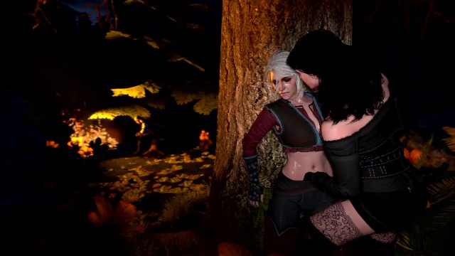 The Witcher - Ciri and Yennefer hiding their secret