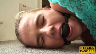 Spanked And Throatfucked A Gagged English Sub