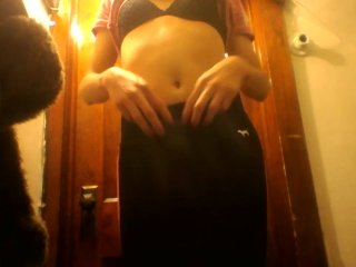 Jasmine Cums In Cute Panties And Yoga Pants