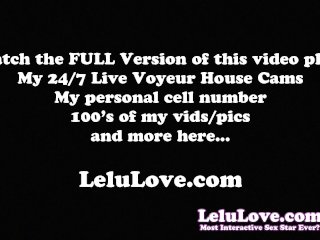 Lelu Love-Nervous Masturbation While You Watch Me