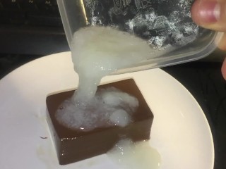 Chocolate pudding with_10 loads cum sauce