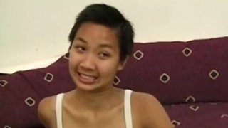 Oldman Cock Is Ridden By A Small-Titted Asian Amateur