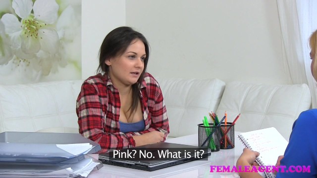Female Agent Masturbation and sexy lesbian pussy licking - Anina Silk, Tracy Lindsay