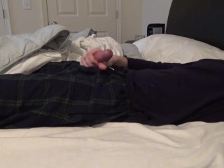 Jerking Off And CummingHard In Bed For Hannah_-- JohnnyIzFine
